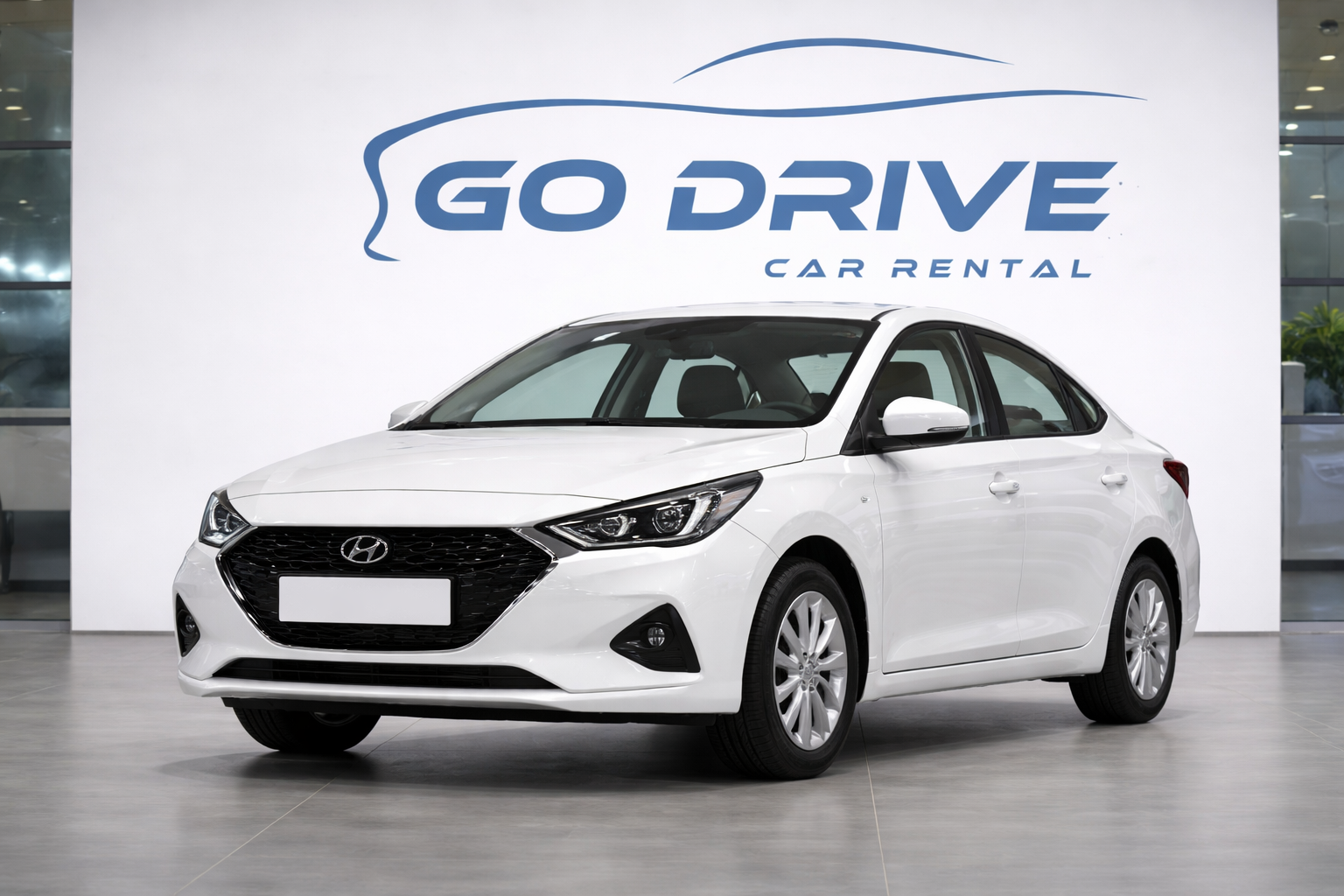 Hyundai Accent rental car in Baku Azerbaijan by GoDrive