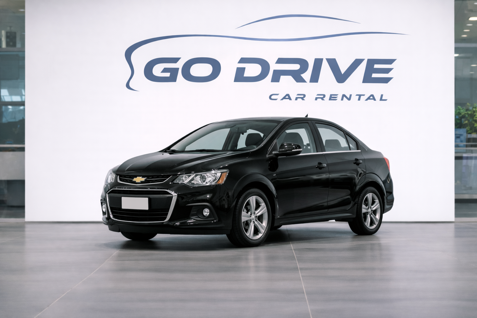 Chevrolet Aveo rental car in Baku Azerbaijan by GoDrive