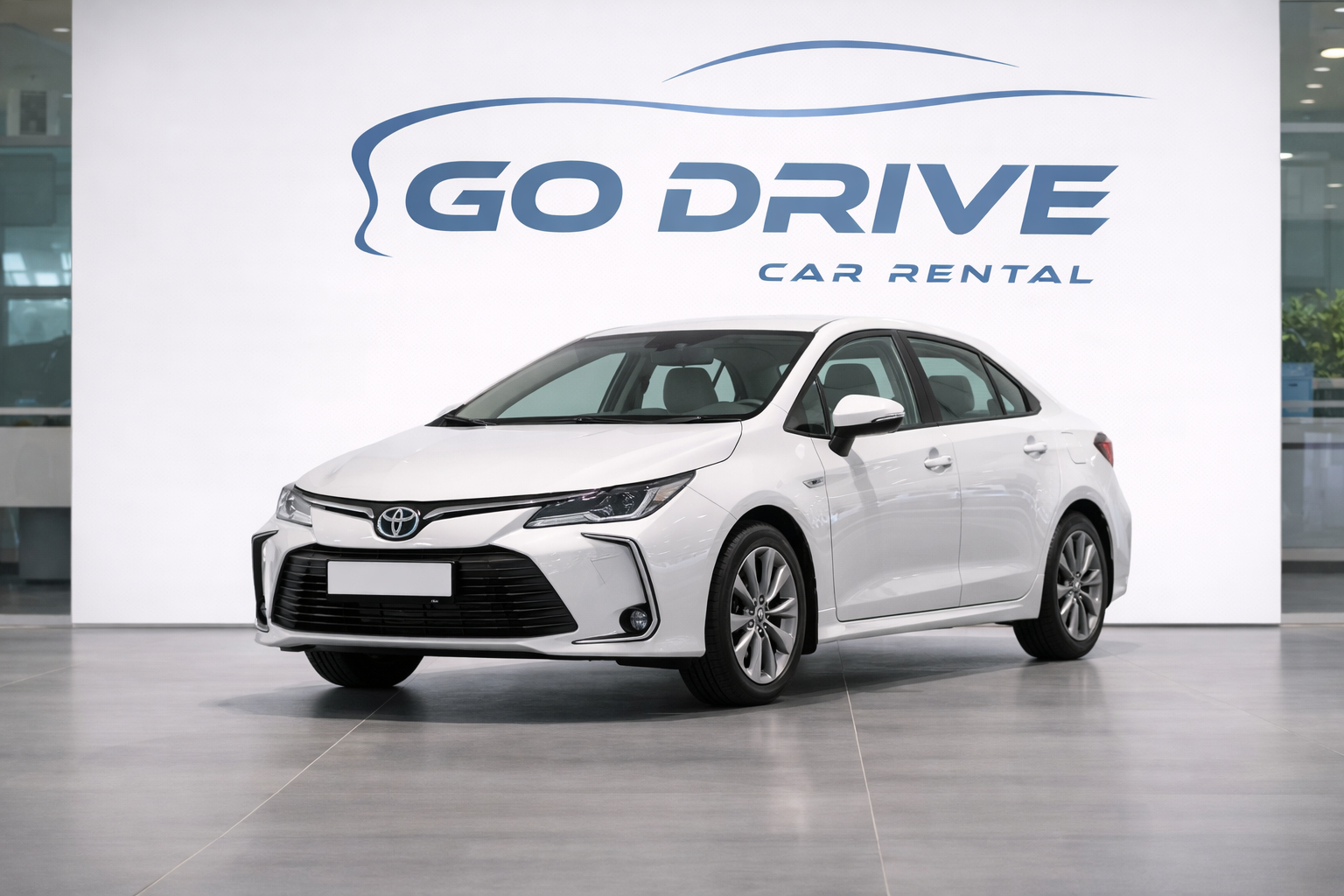 Toyota Corolla rental car in Baku Azerbaijan by GoDrive