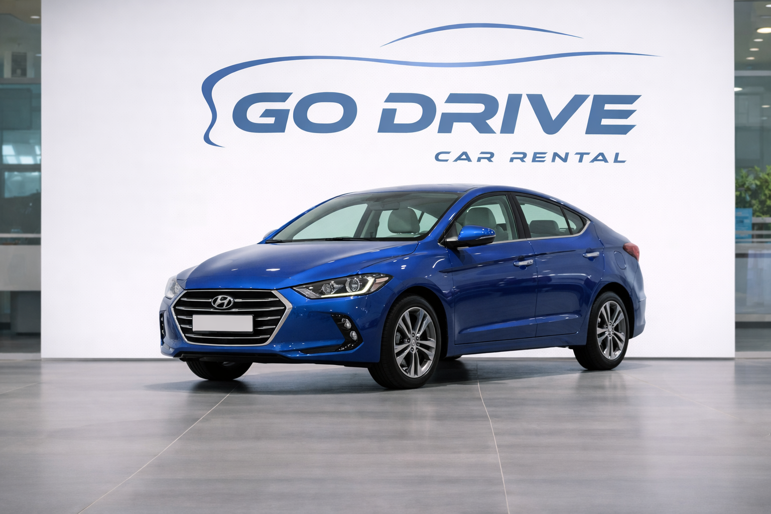 Hyundai Elantra rental car in Baku Azerbaijan by GoDrive