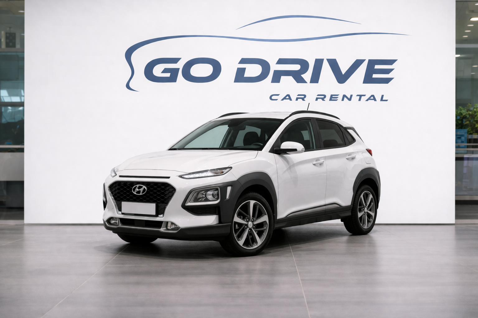 Hyundai Kona rental car in Baku Azerbaijan by GoDrive