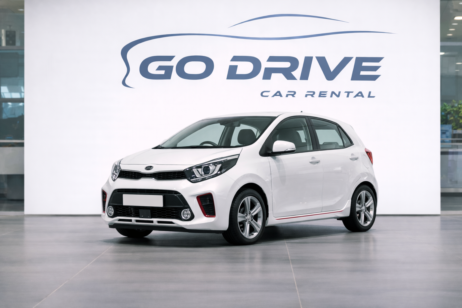 Kia Picanto rental car in Baku Azerbaijan by GoDrive