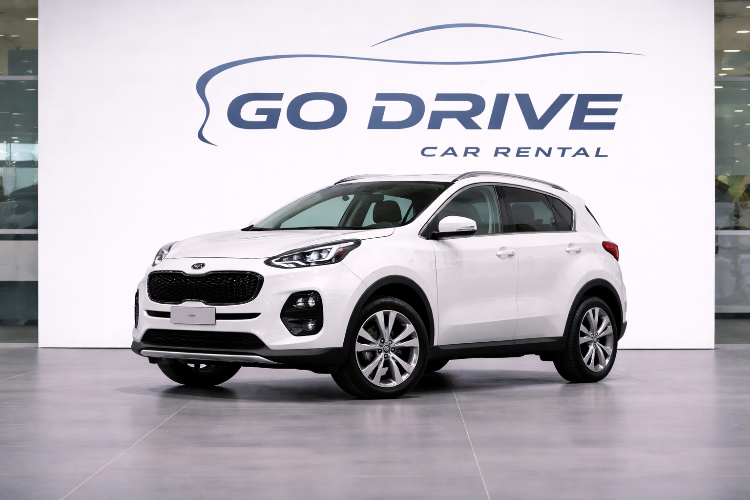 Kia Sportage rental car in Baku Azerbaijan by GoDrive