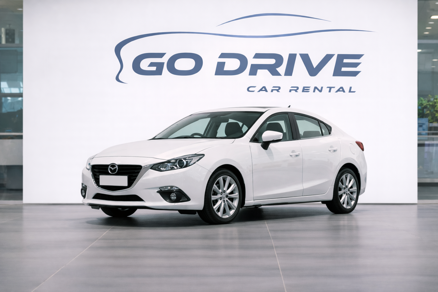 Mazda 3 rental car in Baku Azerbaijan by GoDrive