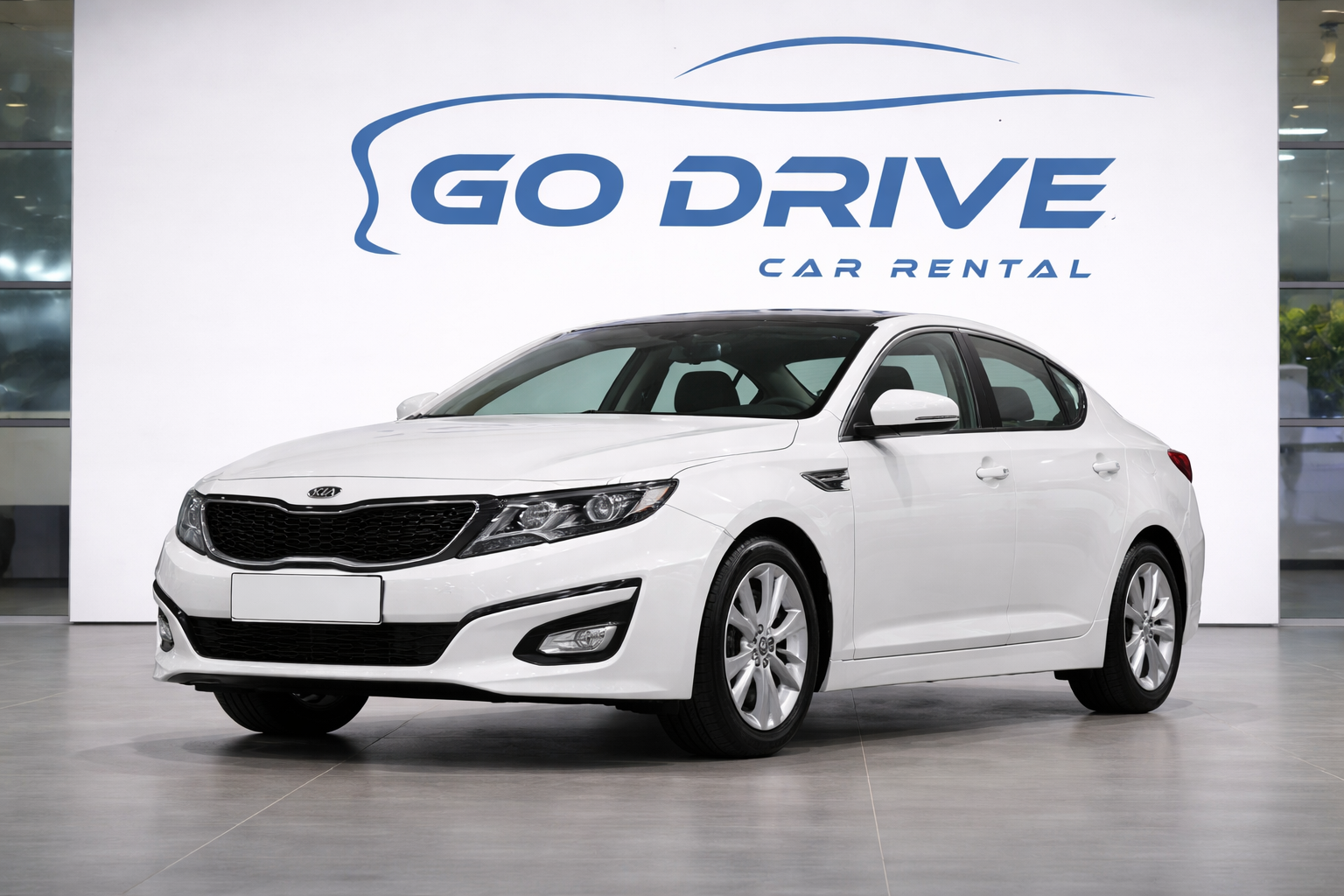 Kia Optima rental car in Baku Azerbaijan by GoDrive