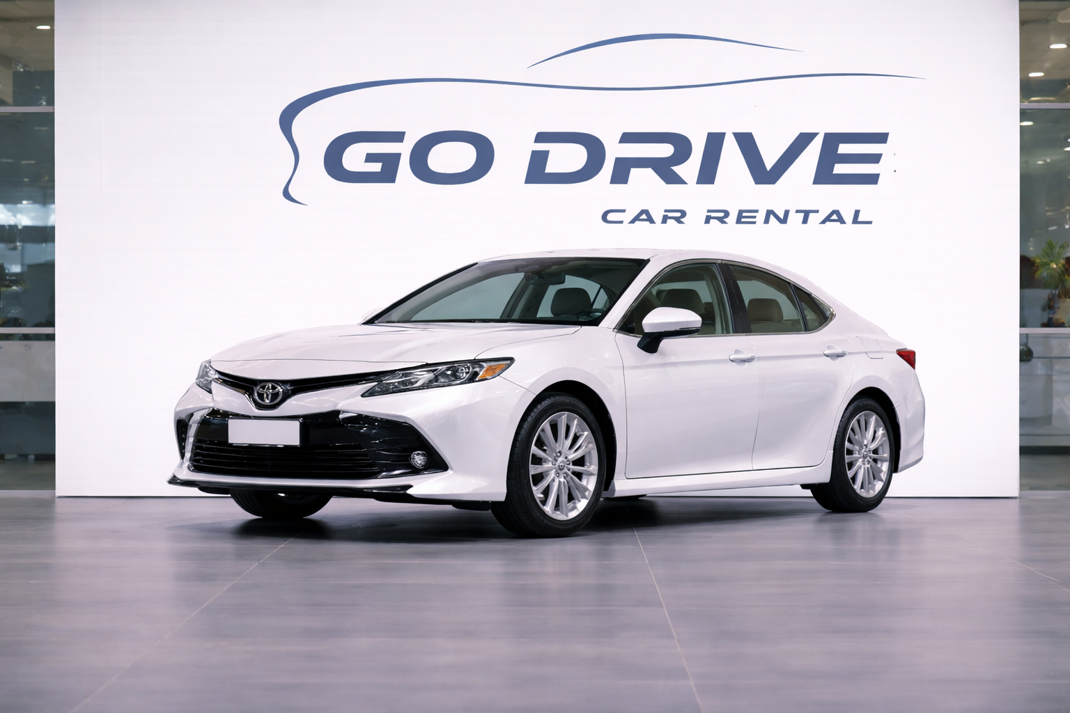 Toyota Camry 2019 rental car in Baku Azerbaijan by GoDrive
